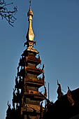 Old Bagan Myanmar. Nat Taung Kyaung last Wooden monasteries survived in Bagan.